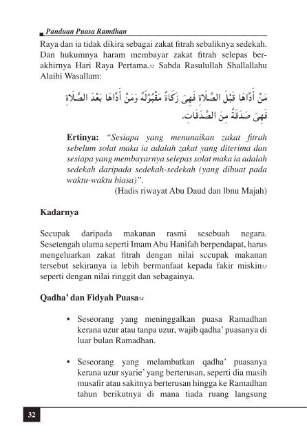 Panduan Puasa Ramadhan
