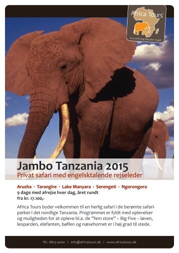 Jambo Tanzania 2015