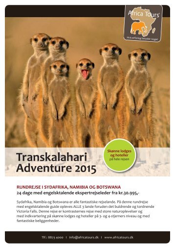 Transkalahari Adventure 2015