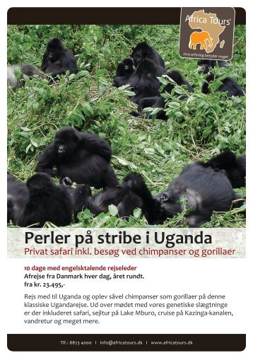 Perler på stribe i Uganda
