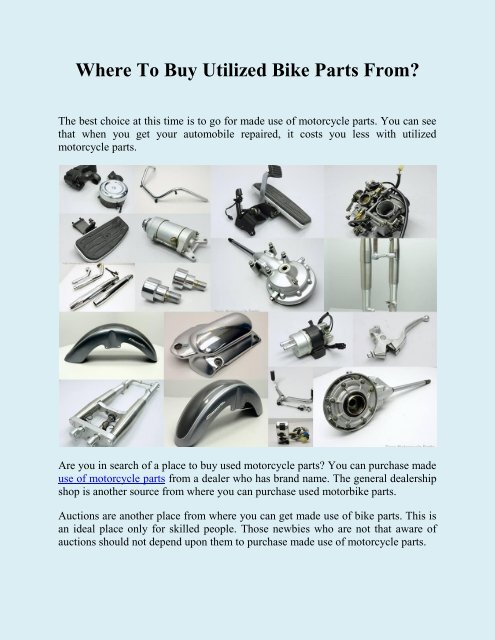 buy bike parts