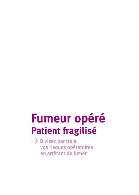 Fumeur opéré