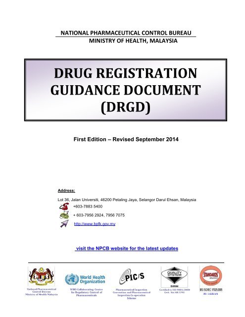 Drug Registration Guidance Document Drgd