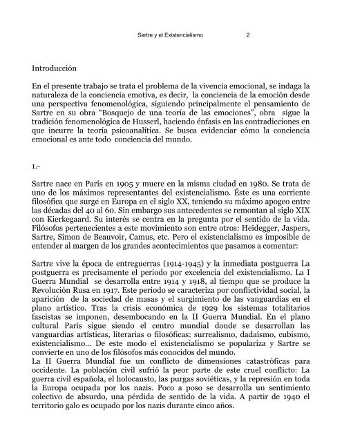 ENSAYOS SOBRE SARTRE Y EL EXISTENCIALISMO Dr. Adolfo Vásquez Rocca