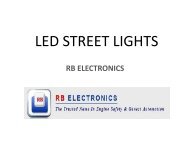 LED STREET LIGHTS