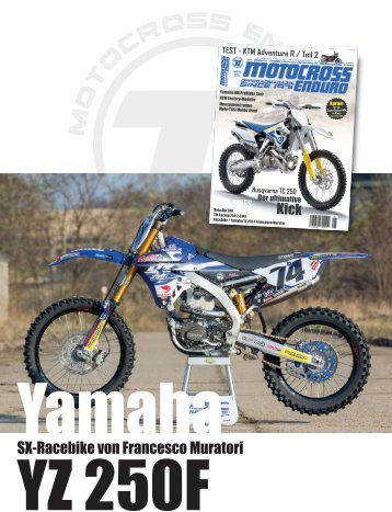 Yamaha YZ 250 F - SX-Racebike von Francesco Muratori 