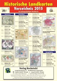 Historische Landkarten 2015 Vol.1