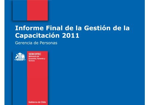 Informe Final de la Gestión de la Capacitación 2011