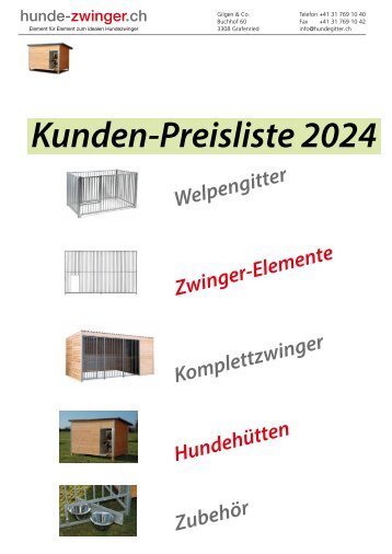 Kunden-Preisliste 2016