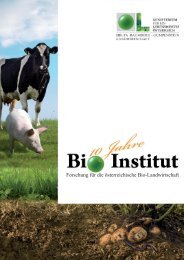 10 Jahre Forschung für die Bio-Landwirtschaft