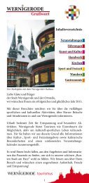 Wernigerode Insider Tipps Januar 2015