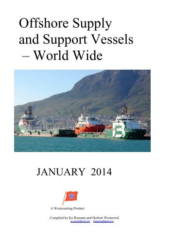 Offshore Supply and Support Vessels – World Wide - 2014