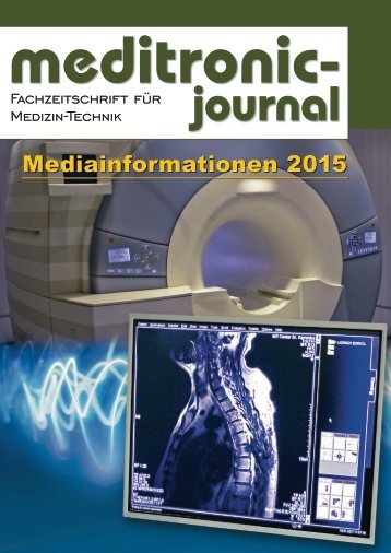 meditronic journal Mediaunterlagen 2015