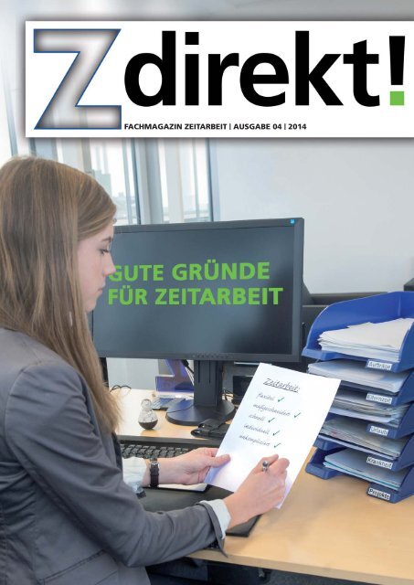 FACHMAGAZIN ZEITARBEIT | AUSGABE 04 | 2014