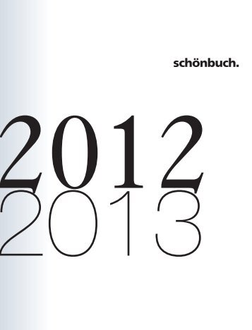 schönbuch. 2012/2013