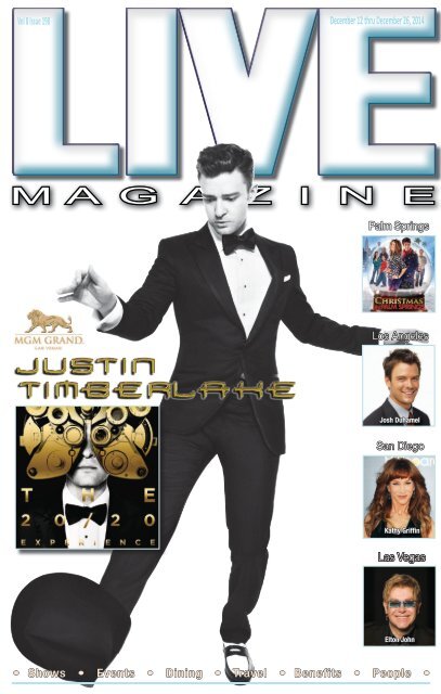 LIVE MAGAZINE VOL 8, Issue #198 DECEMBER 12th THRU December 26th, 2014