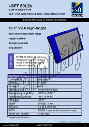 I-SFT 50i.2b G23916-B0065-H145 10.5“ VGA open frame display ...