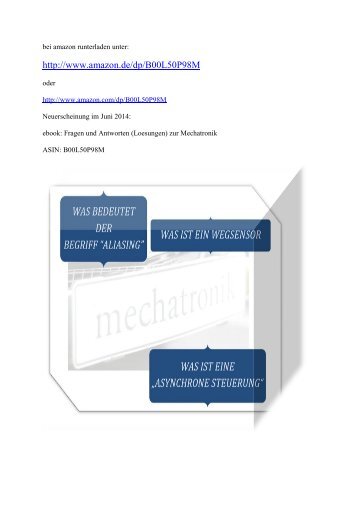 Fachwoerter-Textproben zu: Mechatronik-ebook