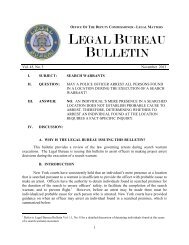 LEGAL BUREAU BULLETIN