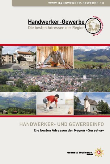 Handwerker- und Gewerbeinfo Surselva 2015