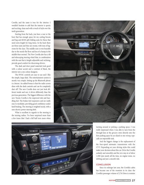 Monthly Motor - December 2014