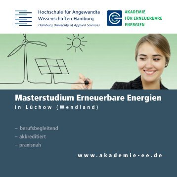 Masterstudium Erneuerbare Energien