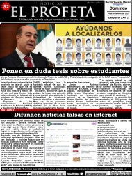 Noticias El Profeta 14 Diciembre 2014 Ejemplar 64