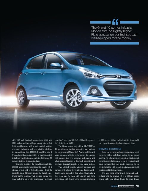 Monthly Motor - September 2014