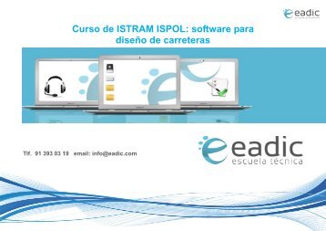 Curso de ISTRAM ISPOL: software para diseño de carreteras