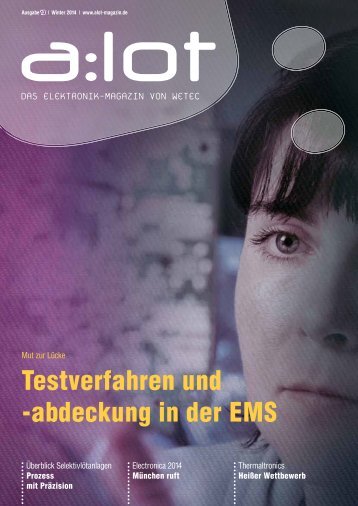 a:lot Elektronikmagazin Ausgabe 13 | Winter 2014