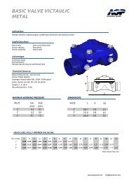 BASIC VALVE VICTAULIC METAL