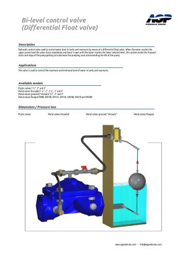 Bi-level control valve (Differential Float valve)