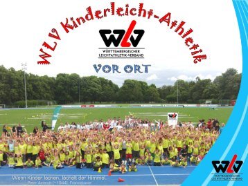 WLV Kinderleicht-Athletik VOR ORT 2015 - Infomappe