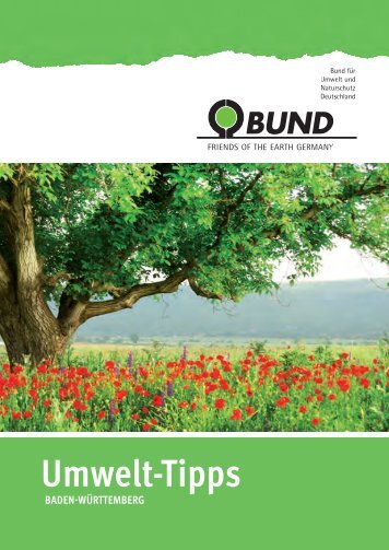 BUND Umwelt-Tipps Esslingen/Göppingen 2015