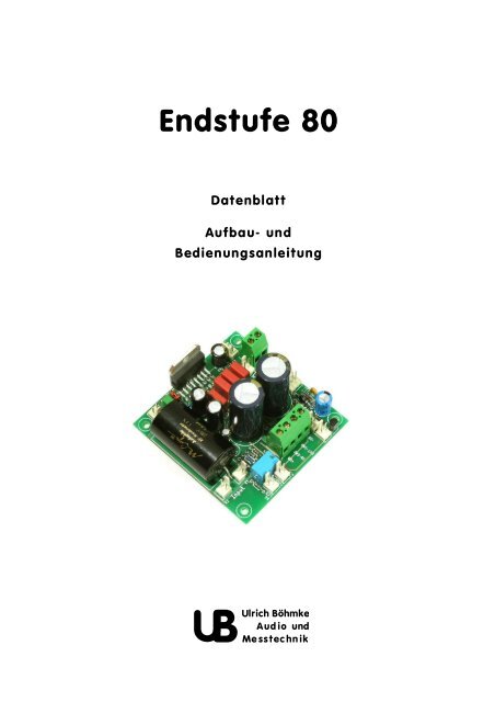 Endstufe 80