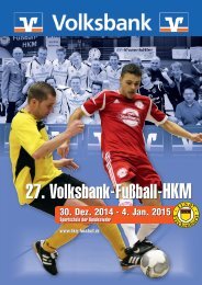 27. Volksbank-Fußball-HKM 2015