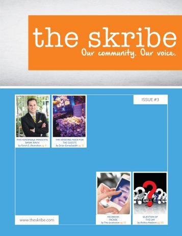 ISSUE #3 www.theskribe.com