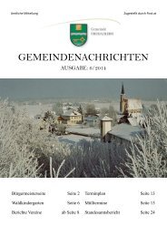 GEMEINDENACHRICHTEN