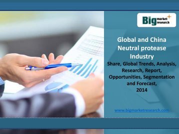 Big Market Research : Global and China Neutral protease Industry Market Research 2014, Analysis