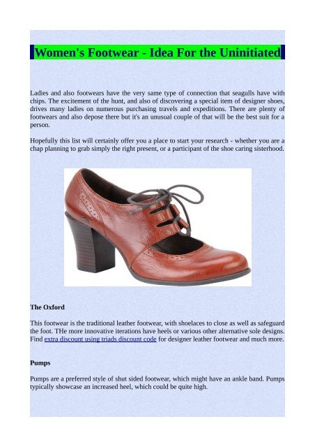 heel and sole connection