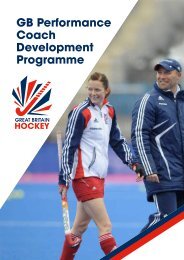 GB Performance Coach Development Programme