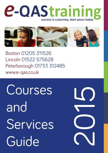 e-QAS Training Courses and Services Guide 2015
