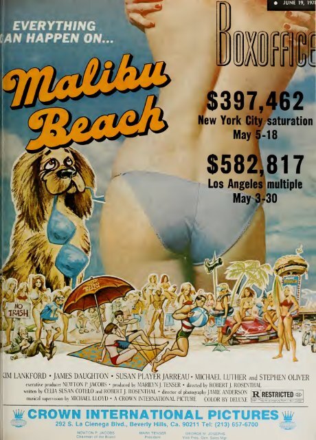Nude Beach Malibu - Boxoffice-June.19.1978