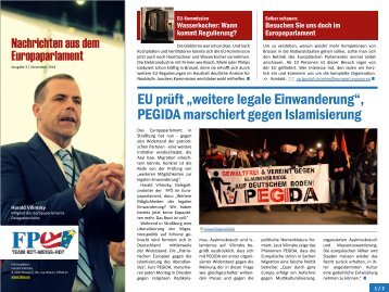 Nachrichten aus dem Europaparlament - Ausgabe 4