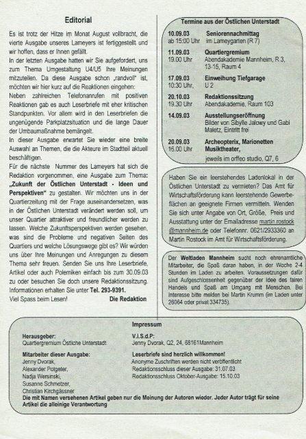 Der Lameyer - 2003 Nr.4 August