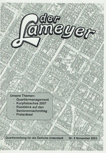 Der Lameyer - 2003 Nr.5 November
