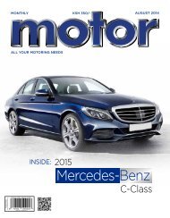 Monthly Motor - August 2014