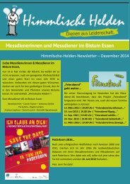 Himmlische-Helden-Newsletter – Dezember 2014