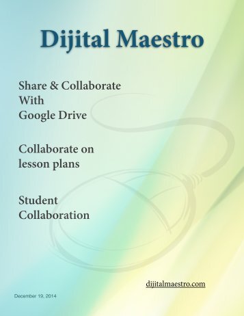 Share and Collaborate with Google Drive