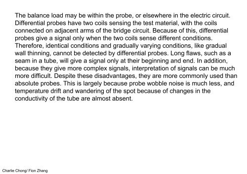 Electromagnetic Testing - Eddy Current Testing Applications Chapter 5 & 6